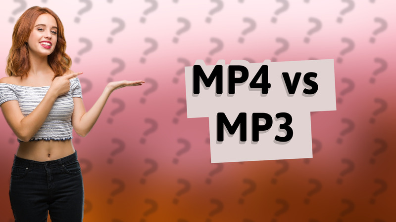 MP4 vs MP3