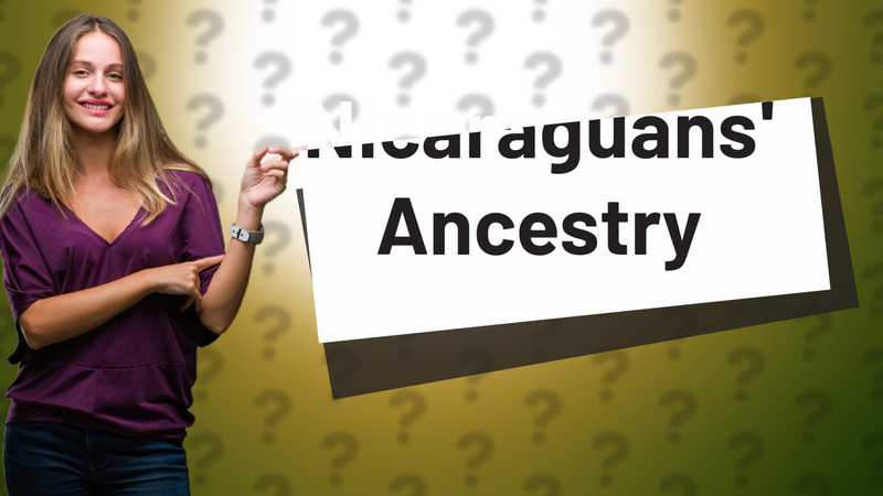 Nicaraguans' Ancestry