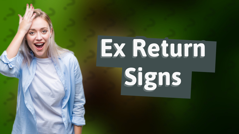 Ex Return Signs