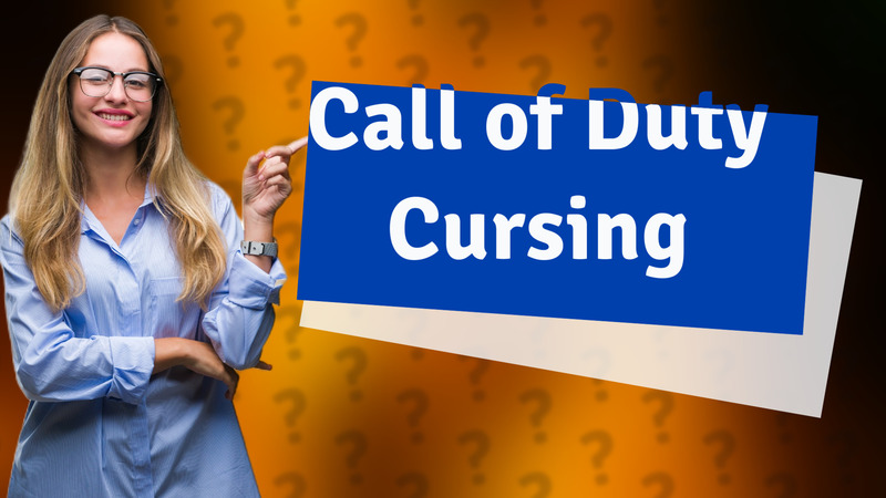 Call of Duty Cursing