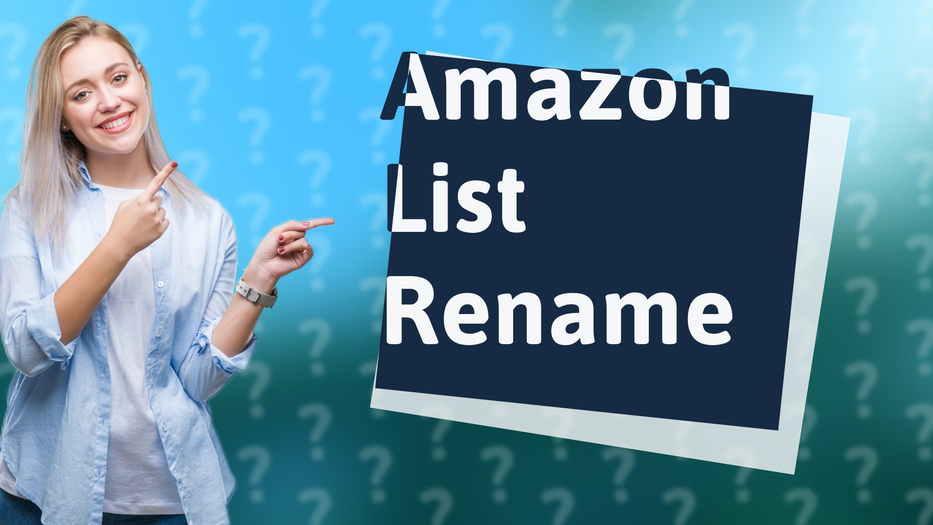 Amazon List Rename