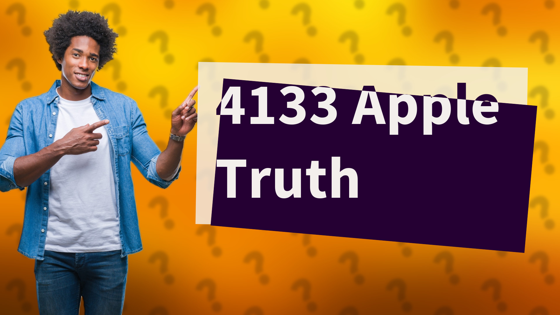 4133 Apple Truth