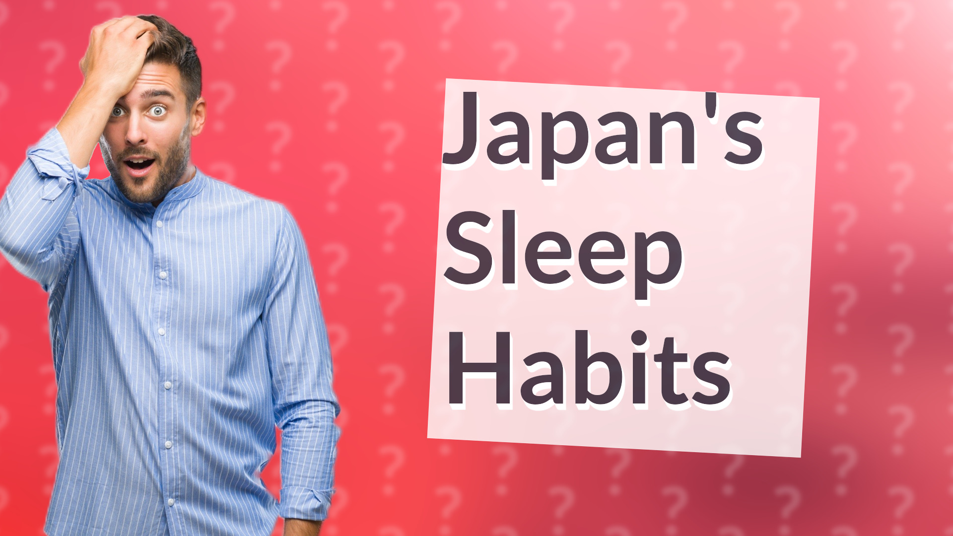 Japan's Sleep Habits