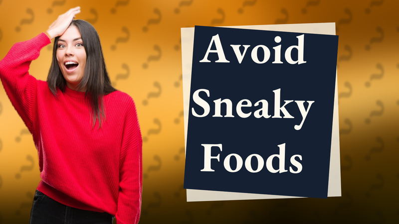 Avoid Sneaky Foods