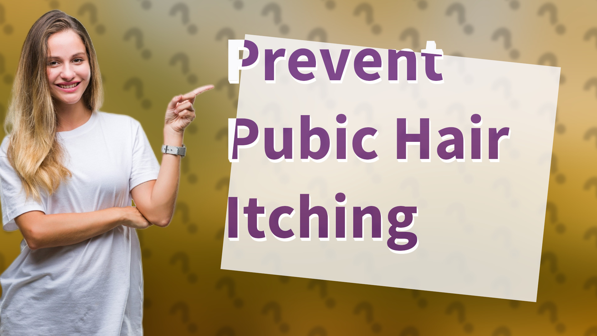 Prevent Pubic Hair Itching