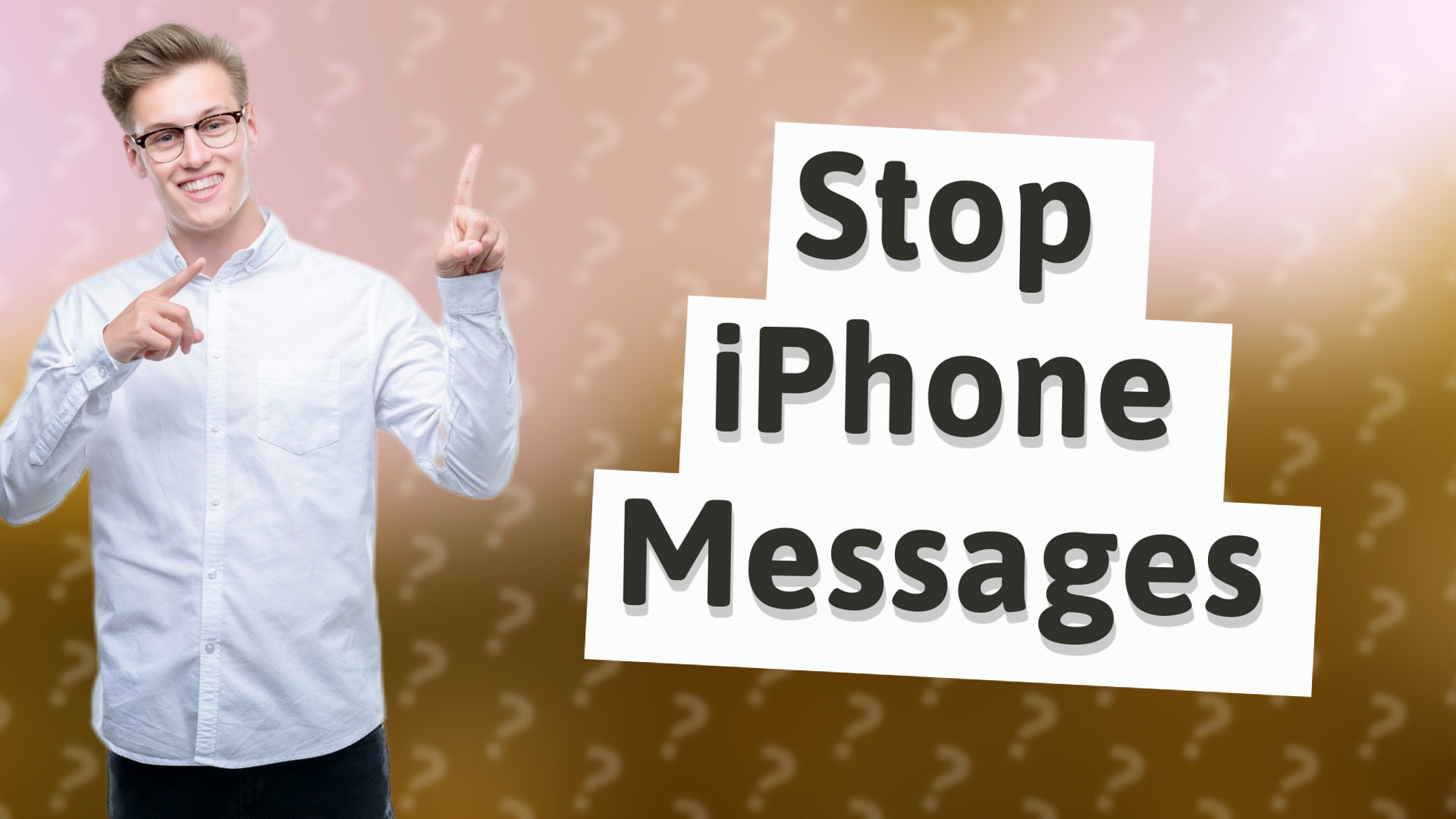 Stop iPhone Messages
