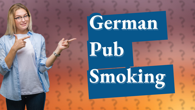 German Pub Smoking
