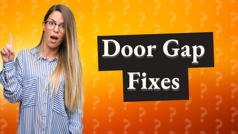 Door Gap Fixes