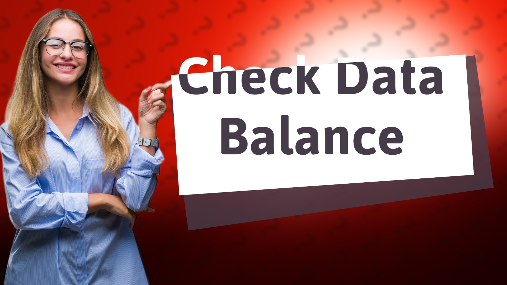 Check Data Balance