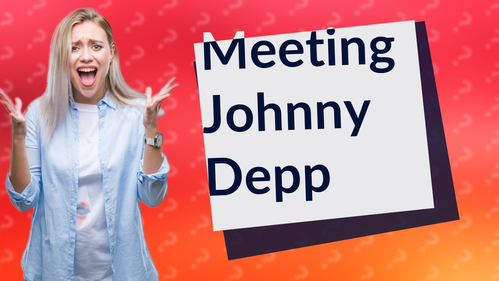 Meeting Johnny Depp