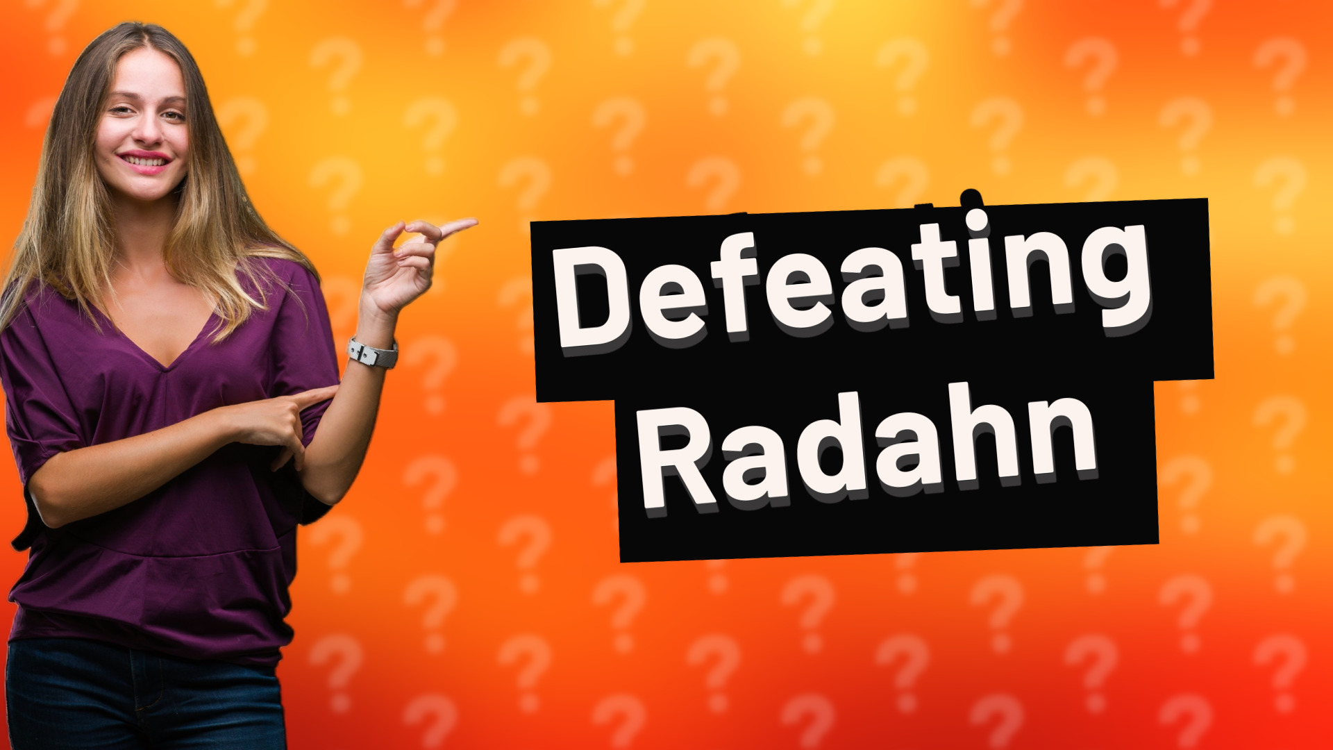 Defeating Radahn