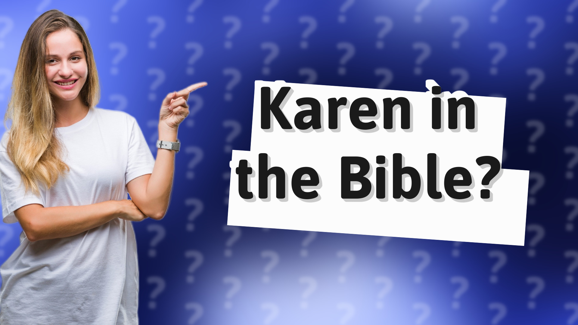 Karen in the Bible?