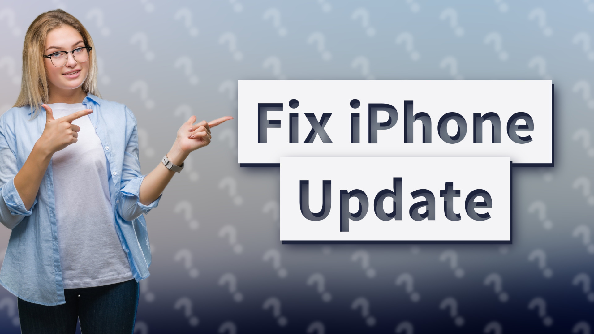 Fix iPhone Update