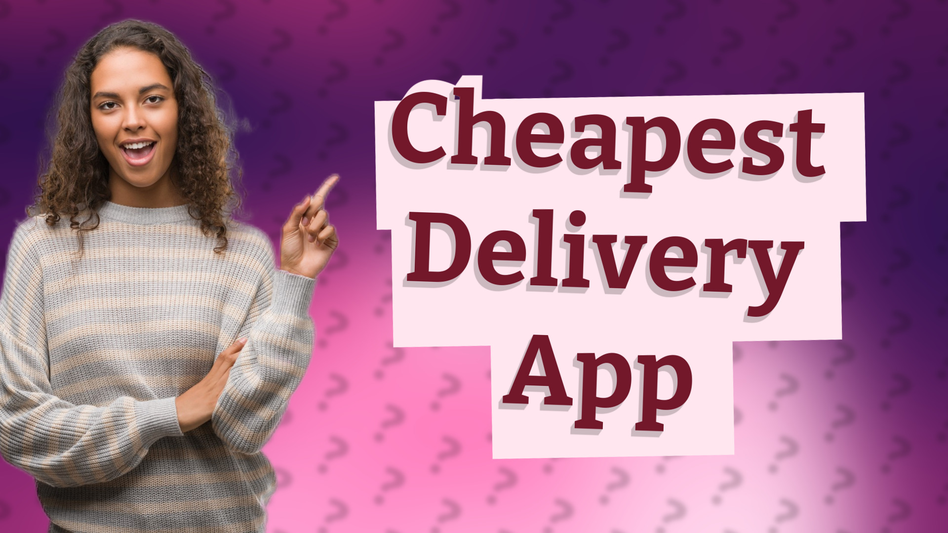 Cheapest Delivery App