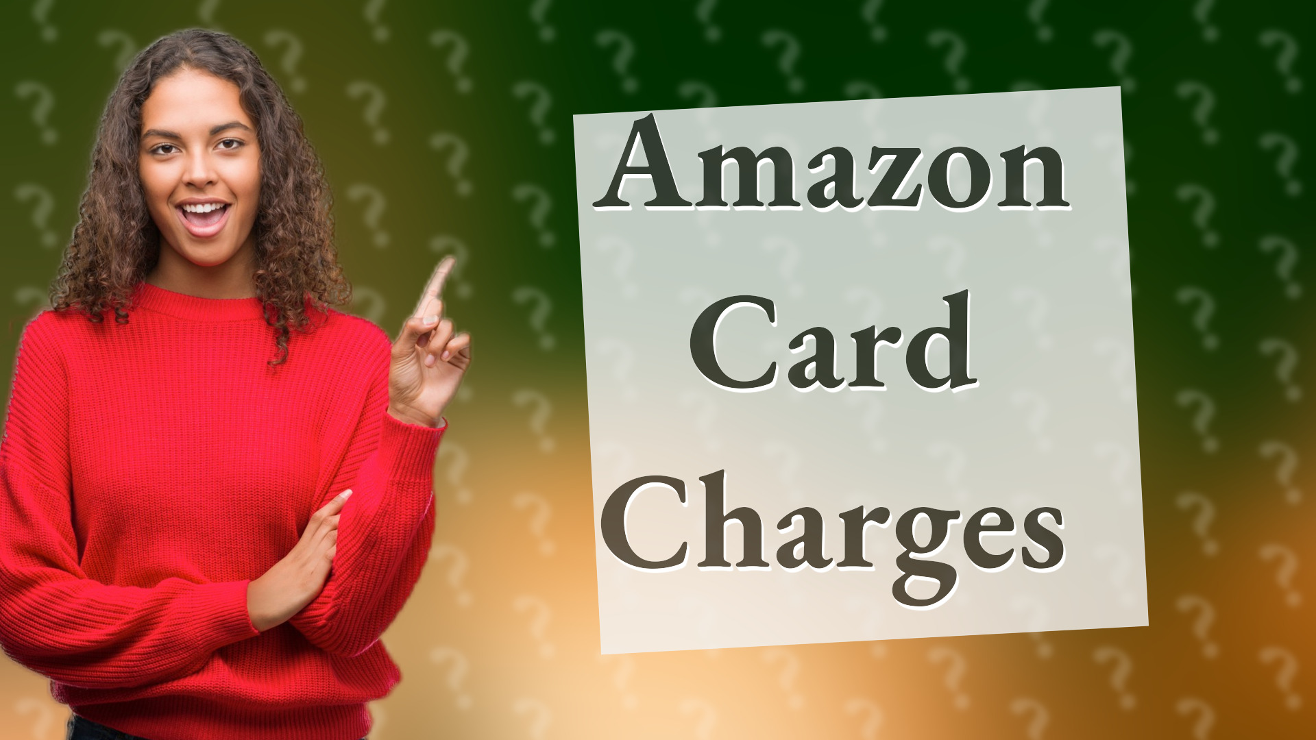 Amazon Card Charges