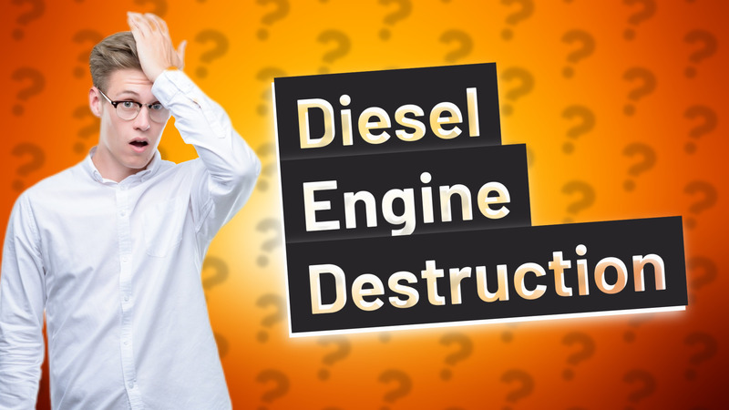 Diesel Engine Destruction