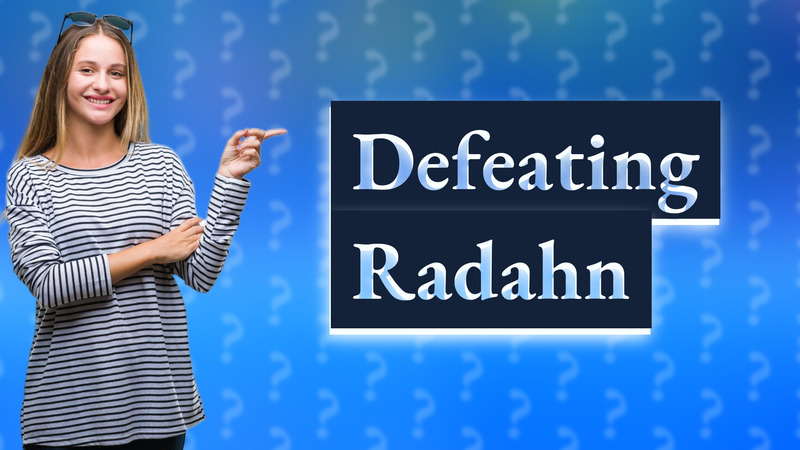 Defeating Radahn
