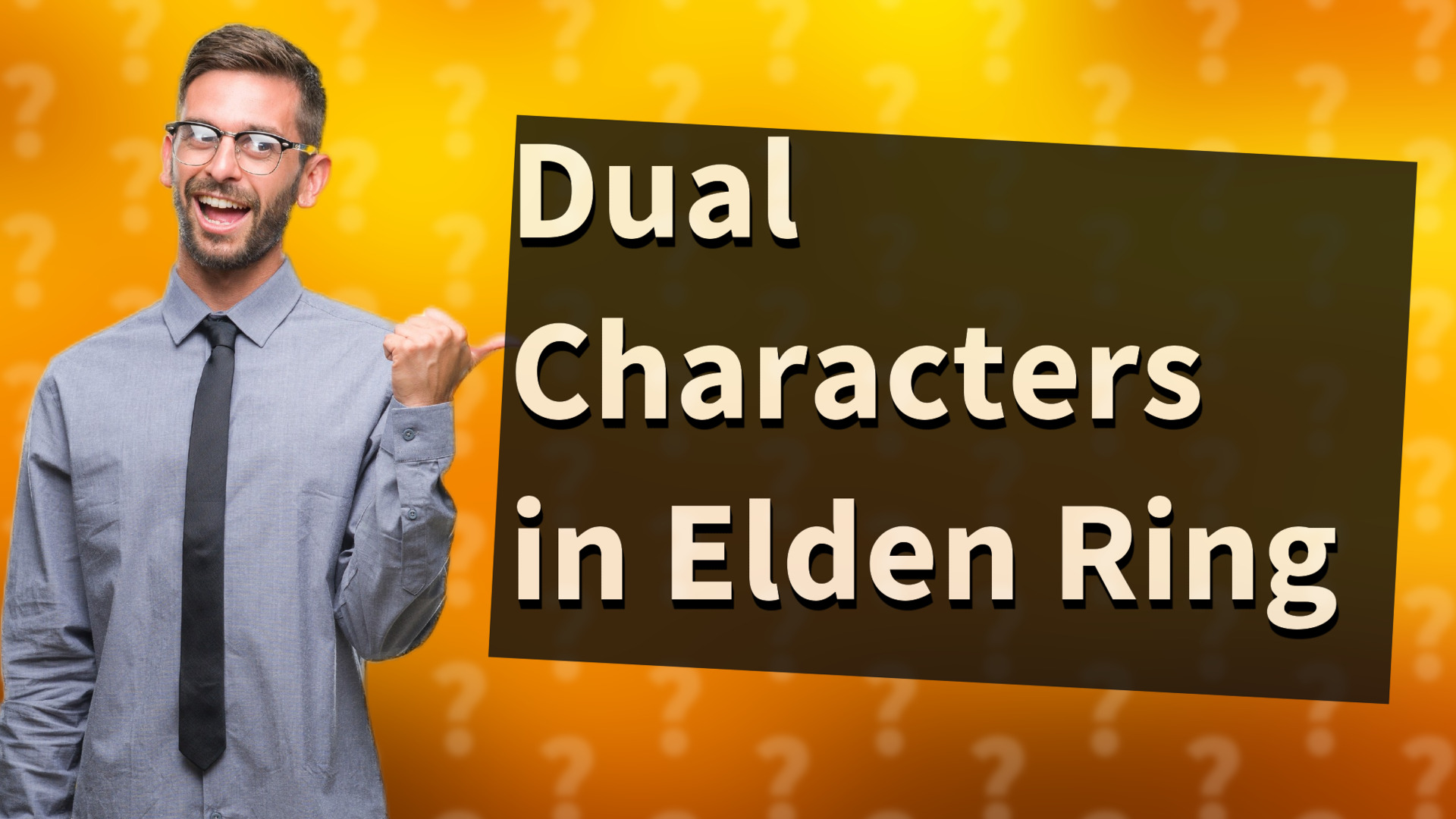 Dual Characters in Elden Ring