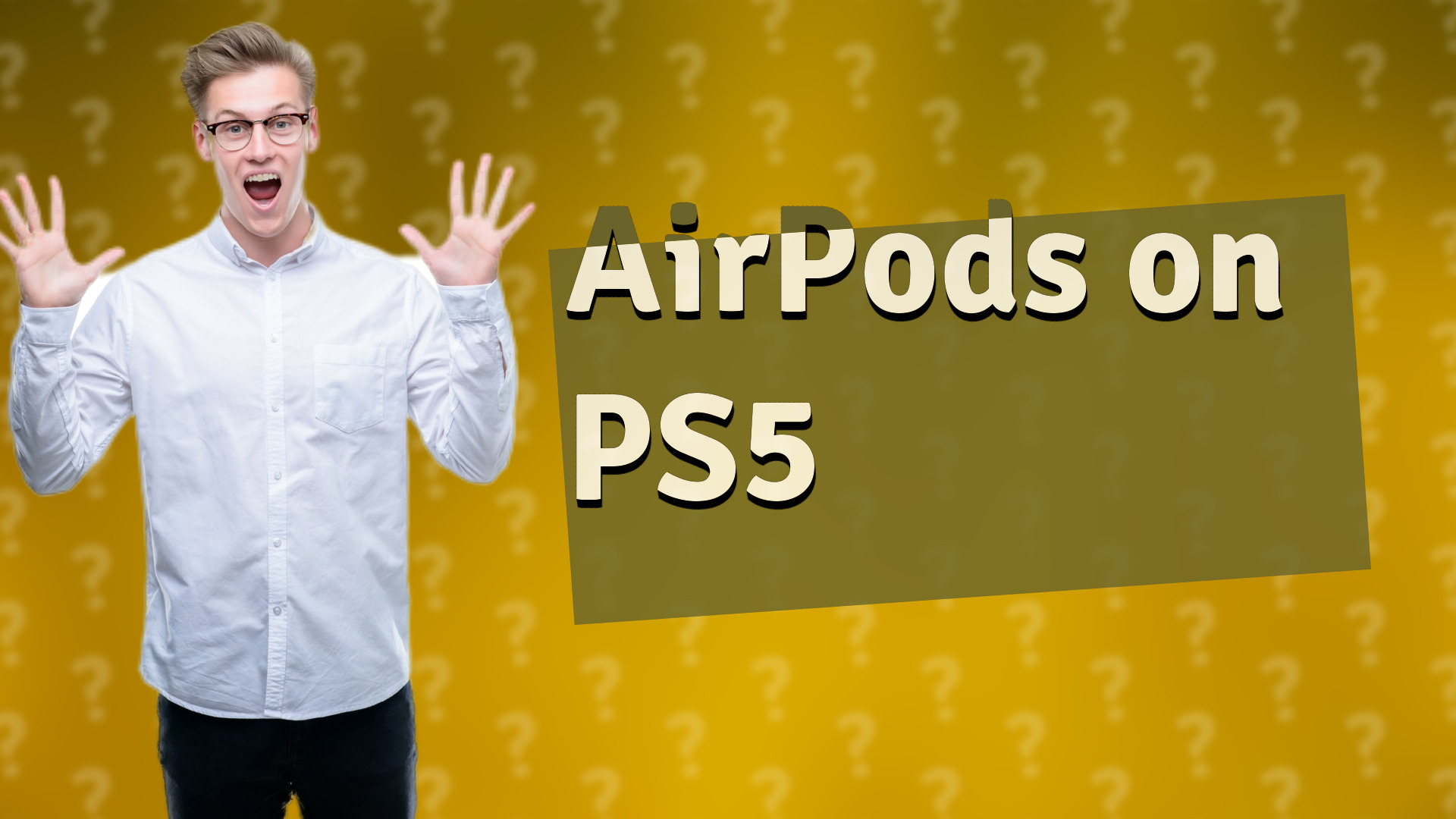 AirPods on PS5