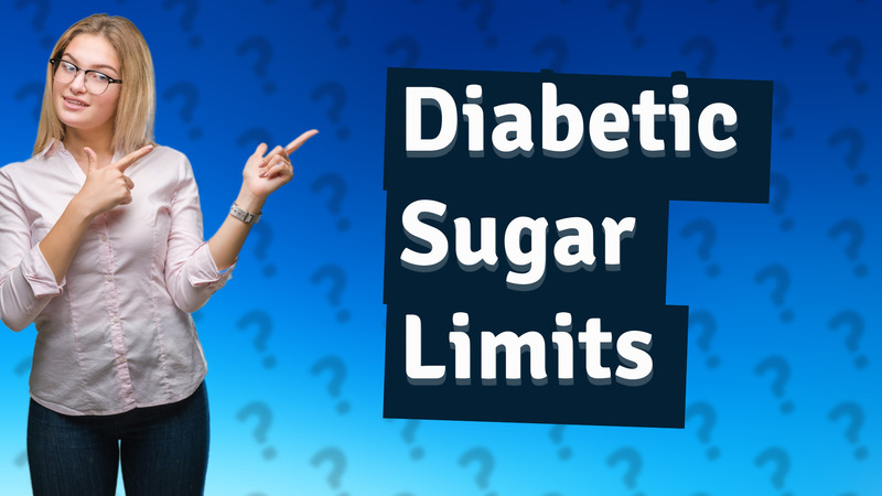 Diabetic Sugar Limits