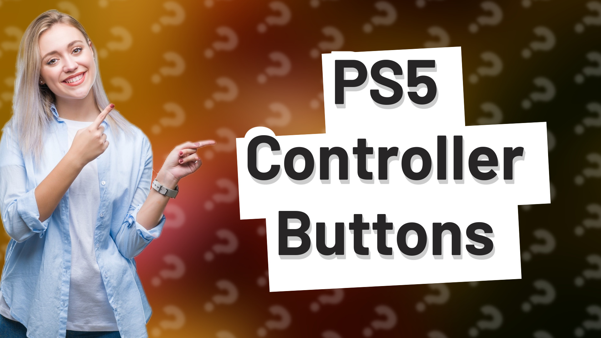 PS5 Controller Buttons