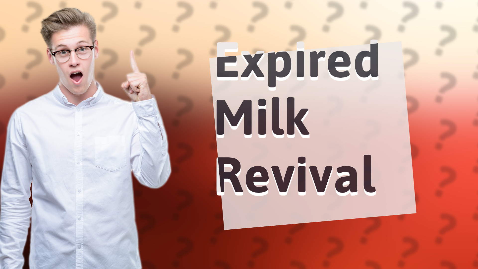 Expired Milk Revival
