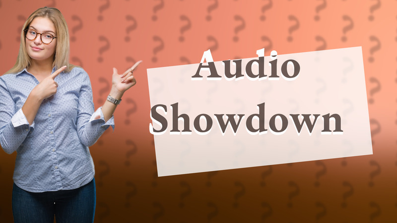 Audio Showdown
