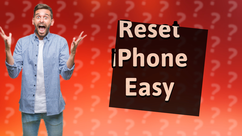 Reset iPhone Easy