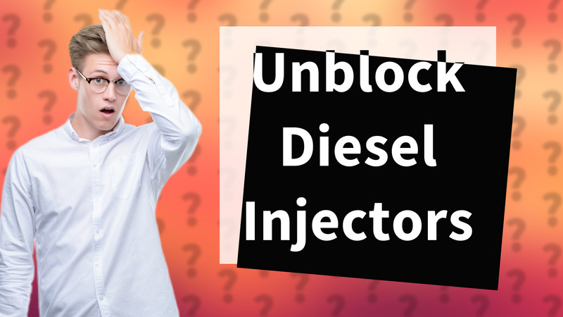 Unblock Diesel Injectors
