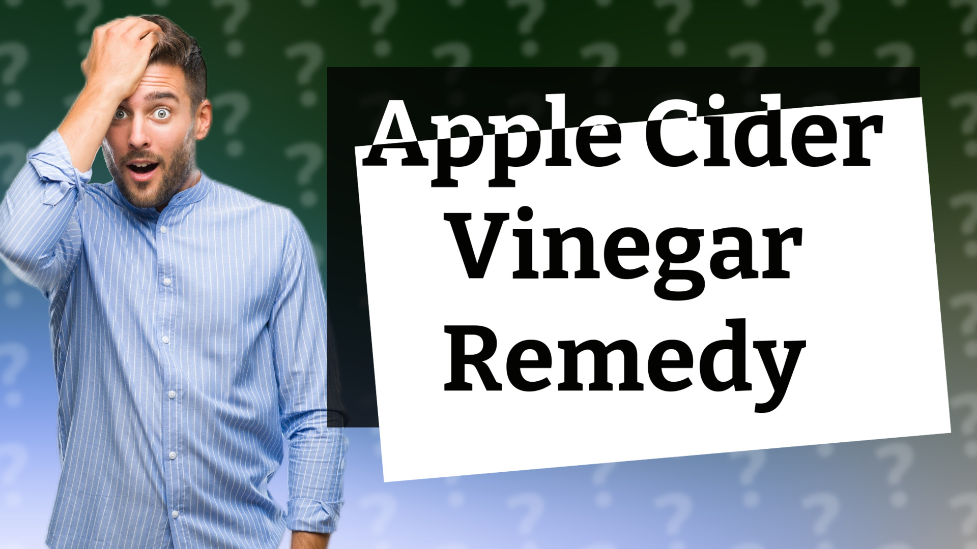 Apple Cider Vinegar Remedy