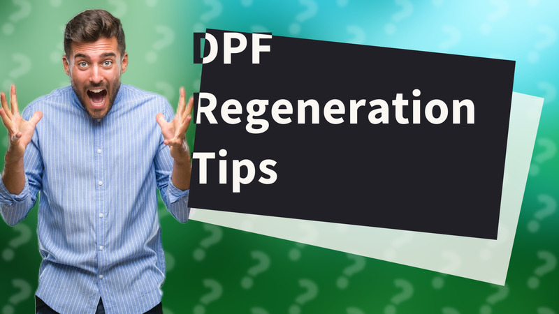 DPF Regeneration Tips