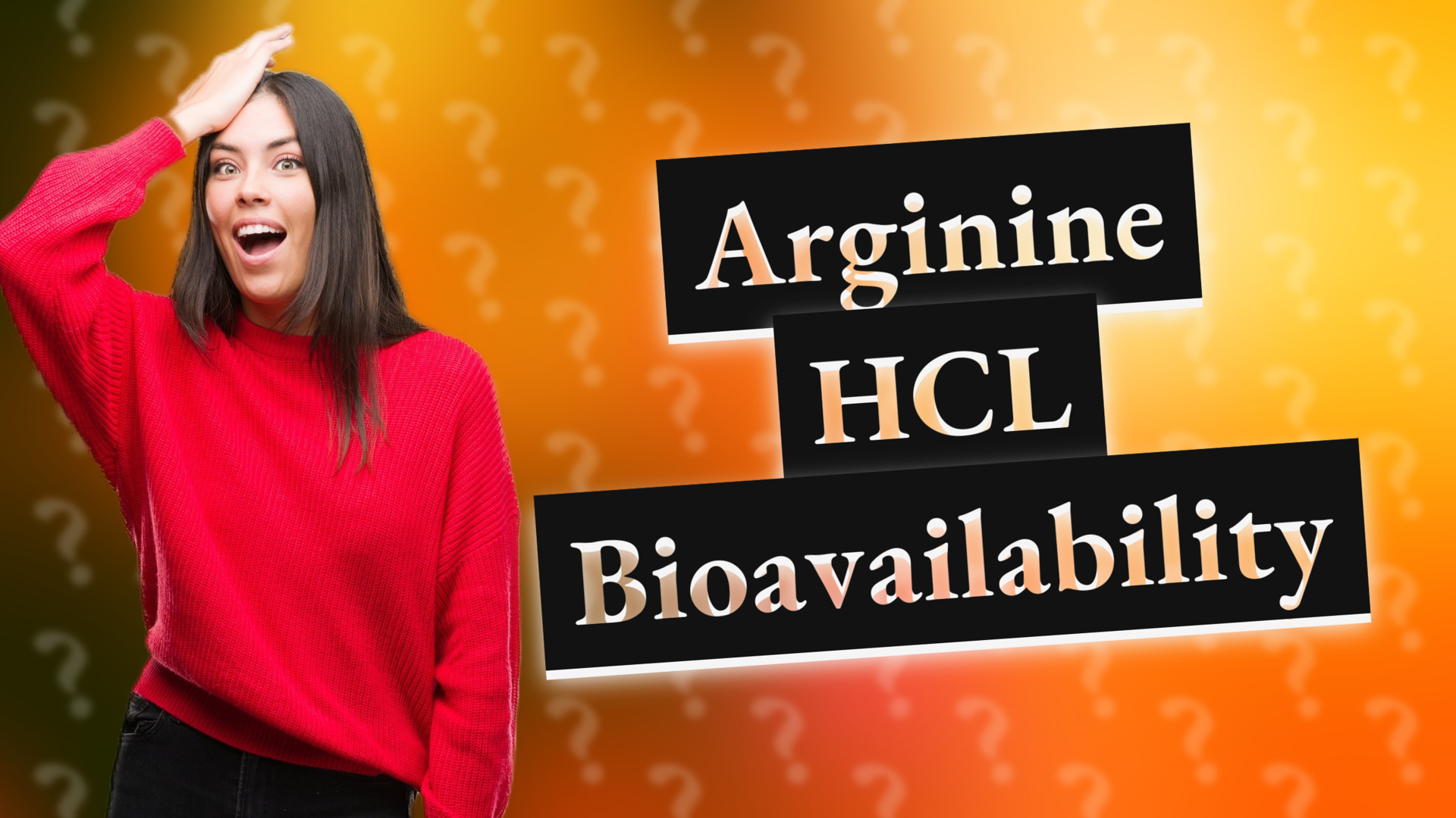 Arginine HCL Bioavailability