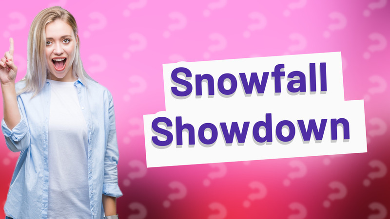 Snowfall Showdown