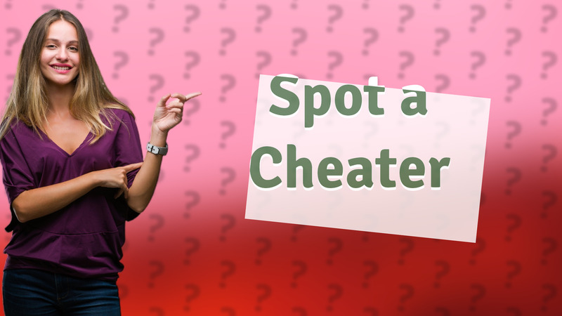 Spot a Cheater