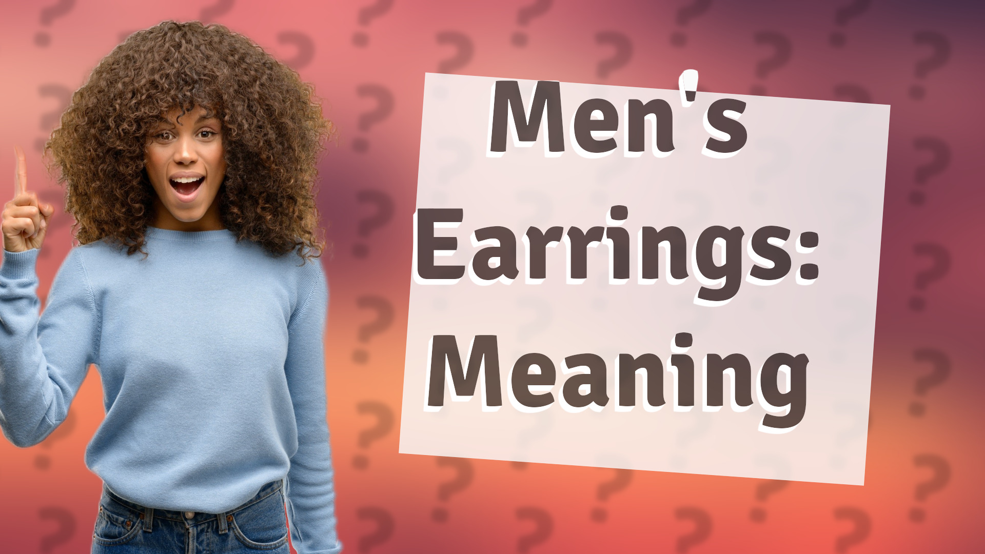 Men's Earrings: Meaning