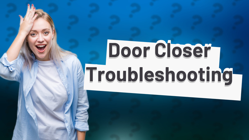 Door Closer Troubleshooting