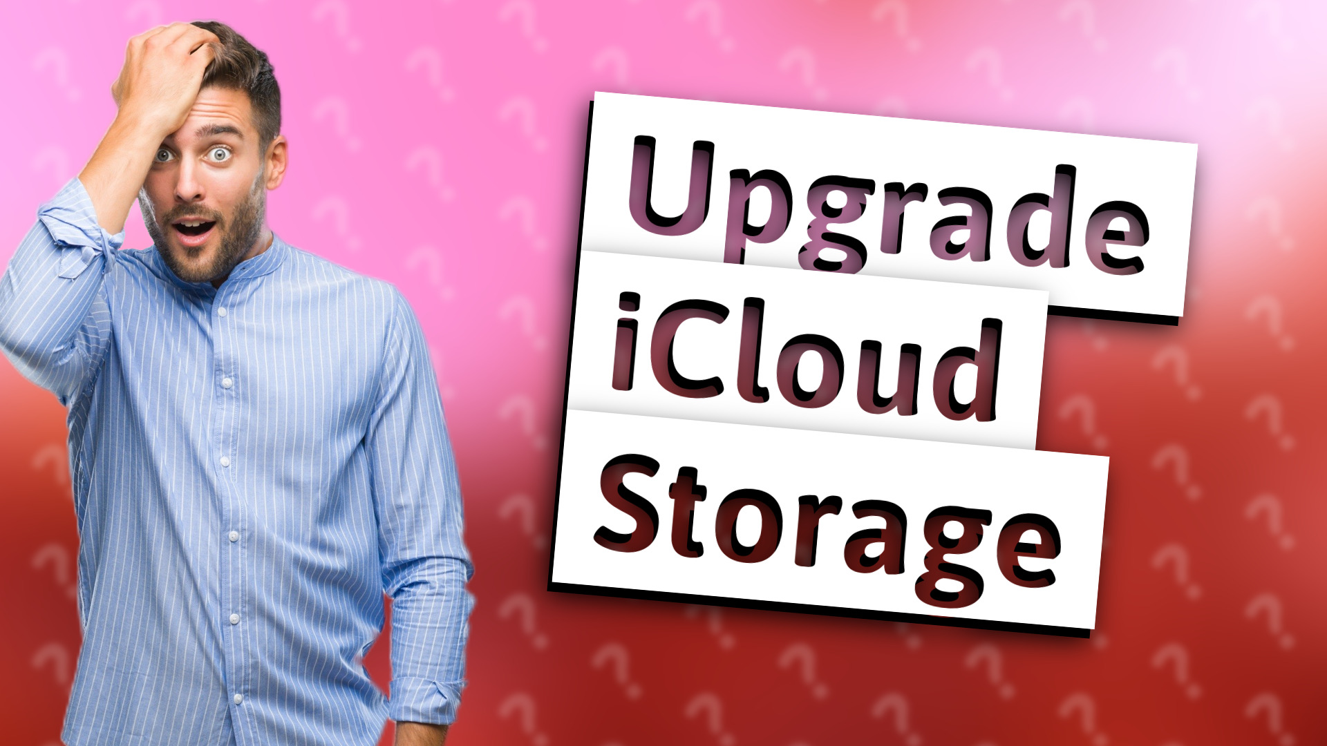 Upgrade iCloud Storage
