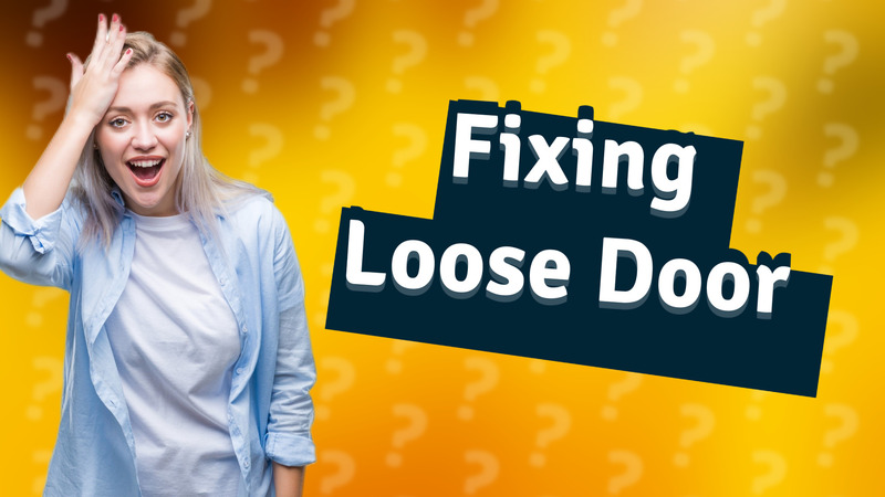 Fixing Loose Door