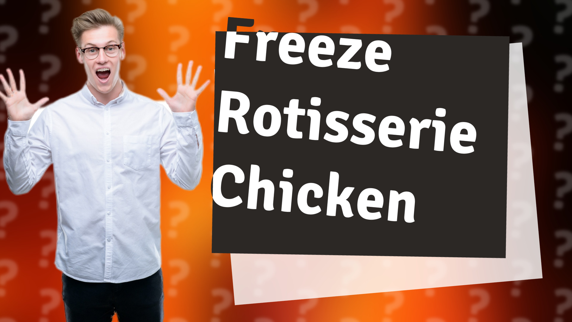 Freeze Rotisserie Chicken