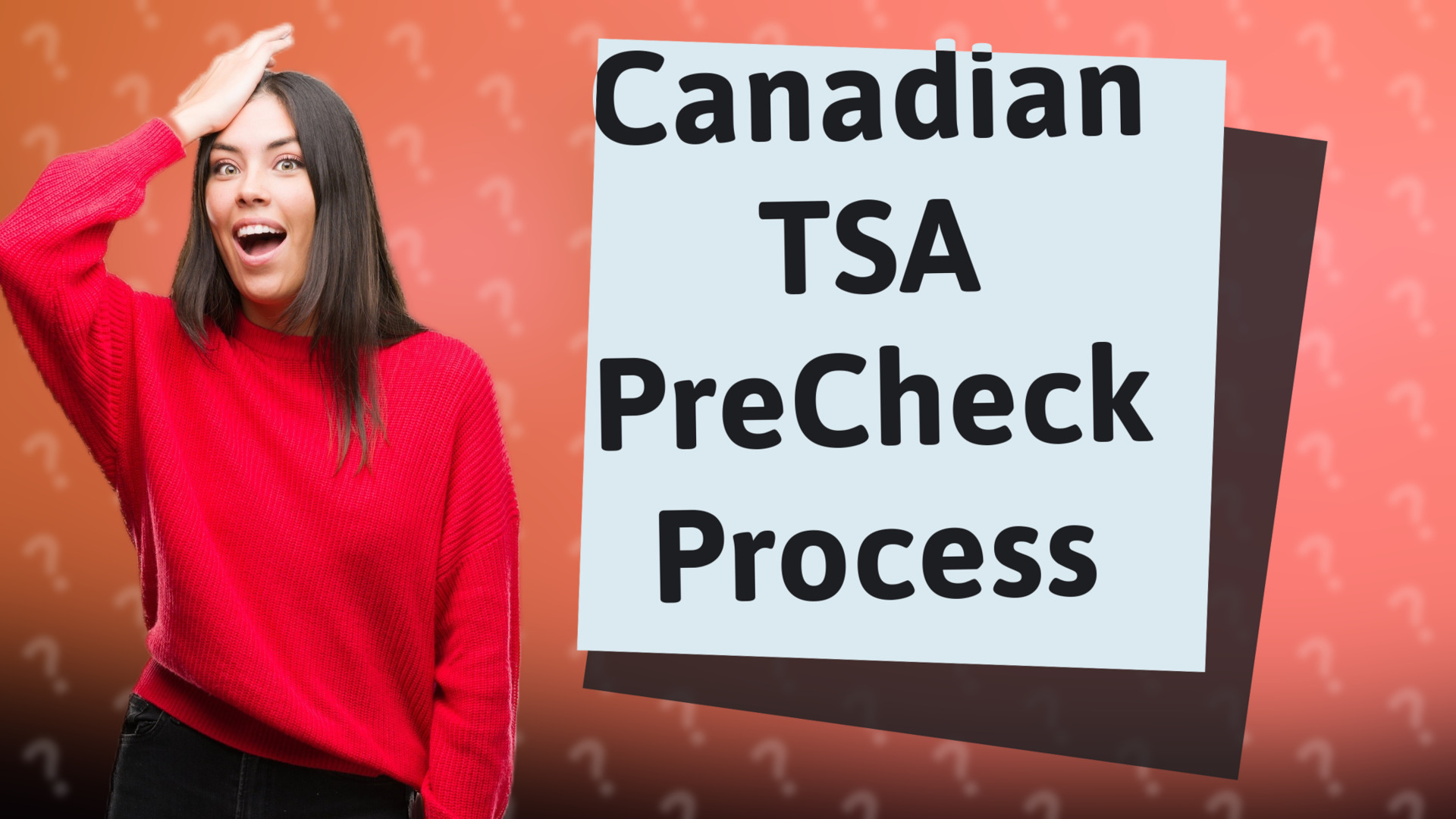 Canadian TSA PreCheck Process