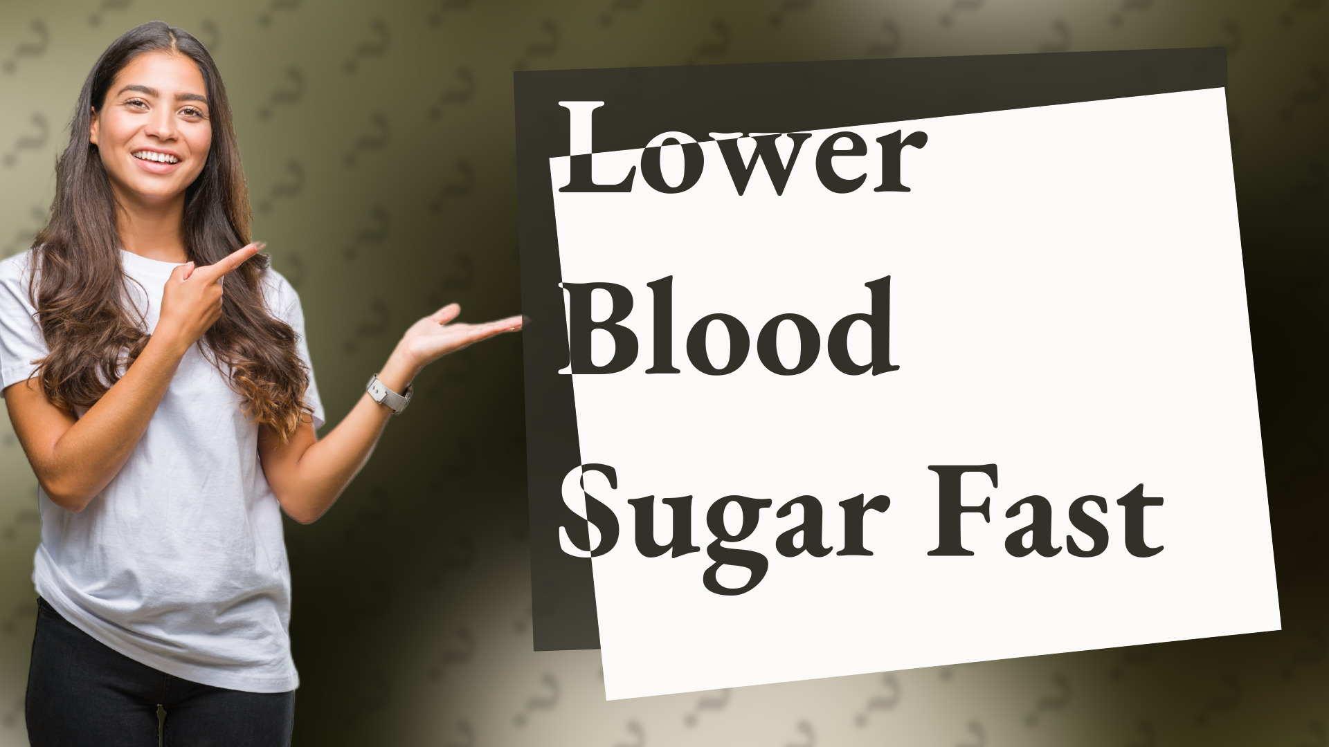 Lower Blood Sugar Fast