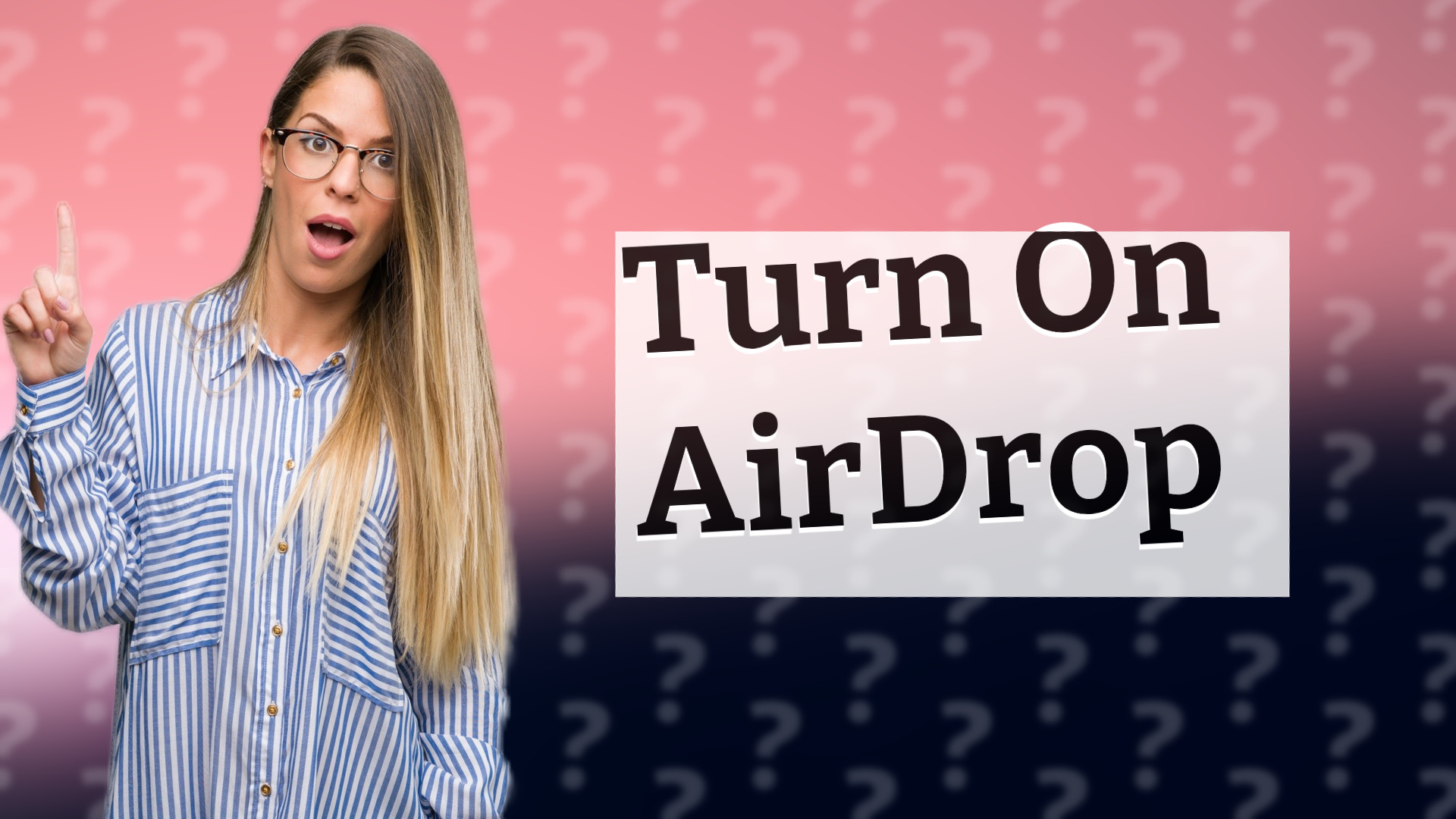 Turn On AirDrop