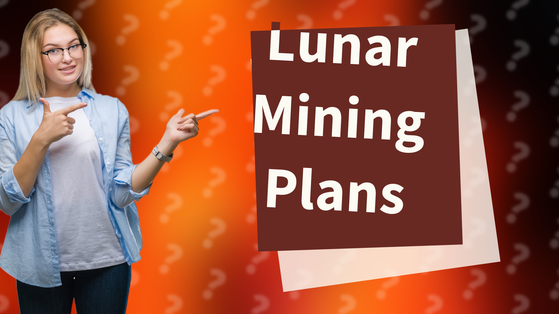 Lunar Mining Plans