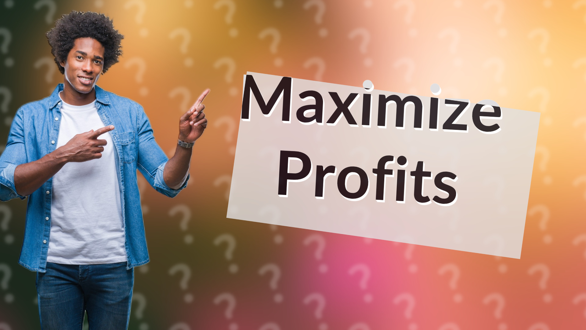 Maximize Profits