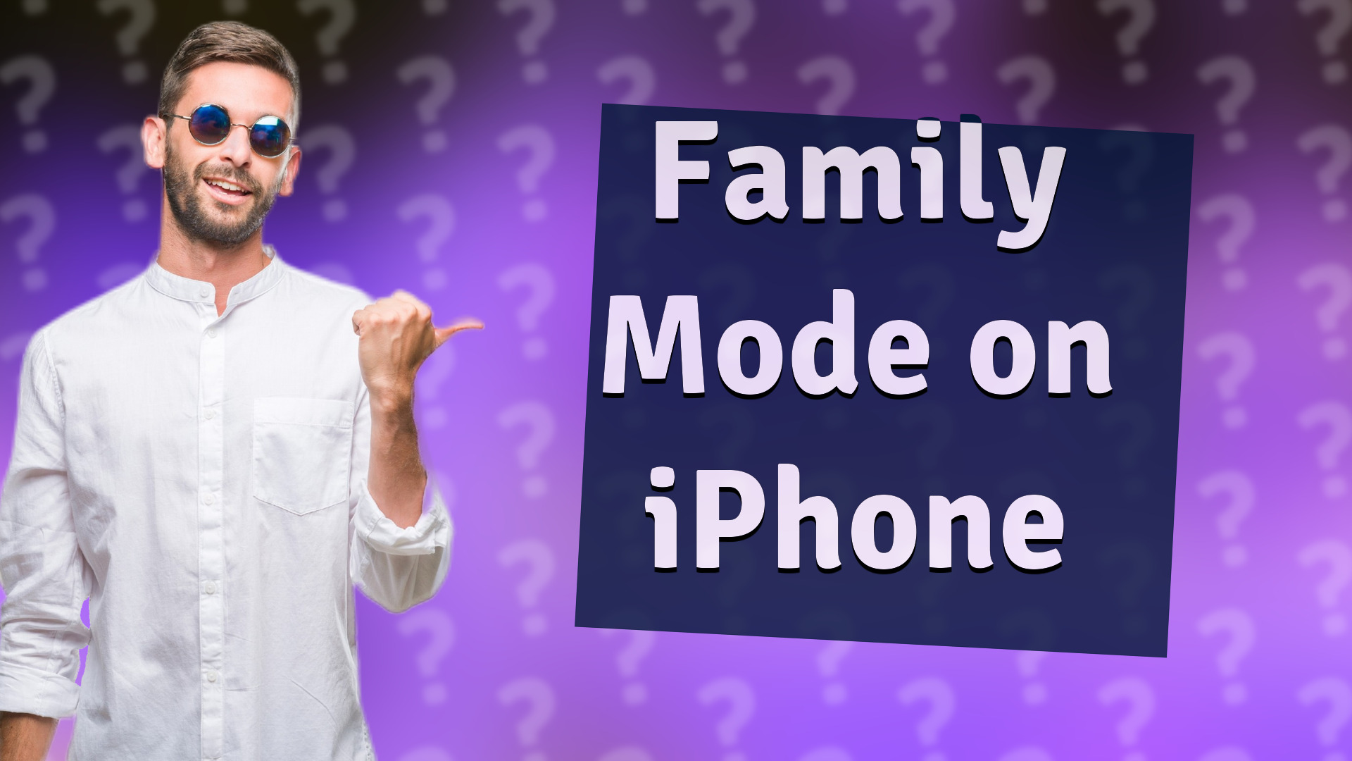 Family Mode on iPhone