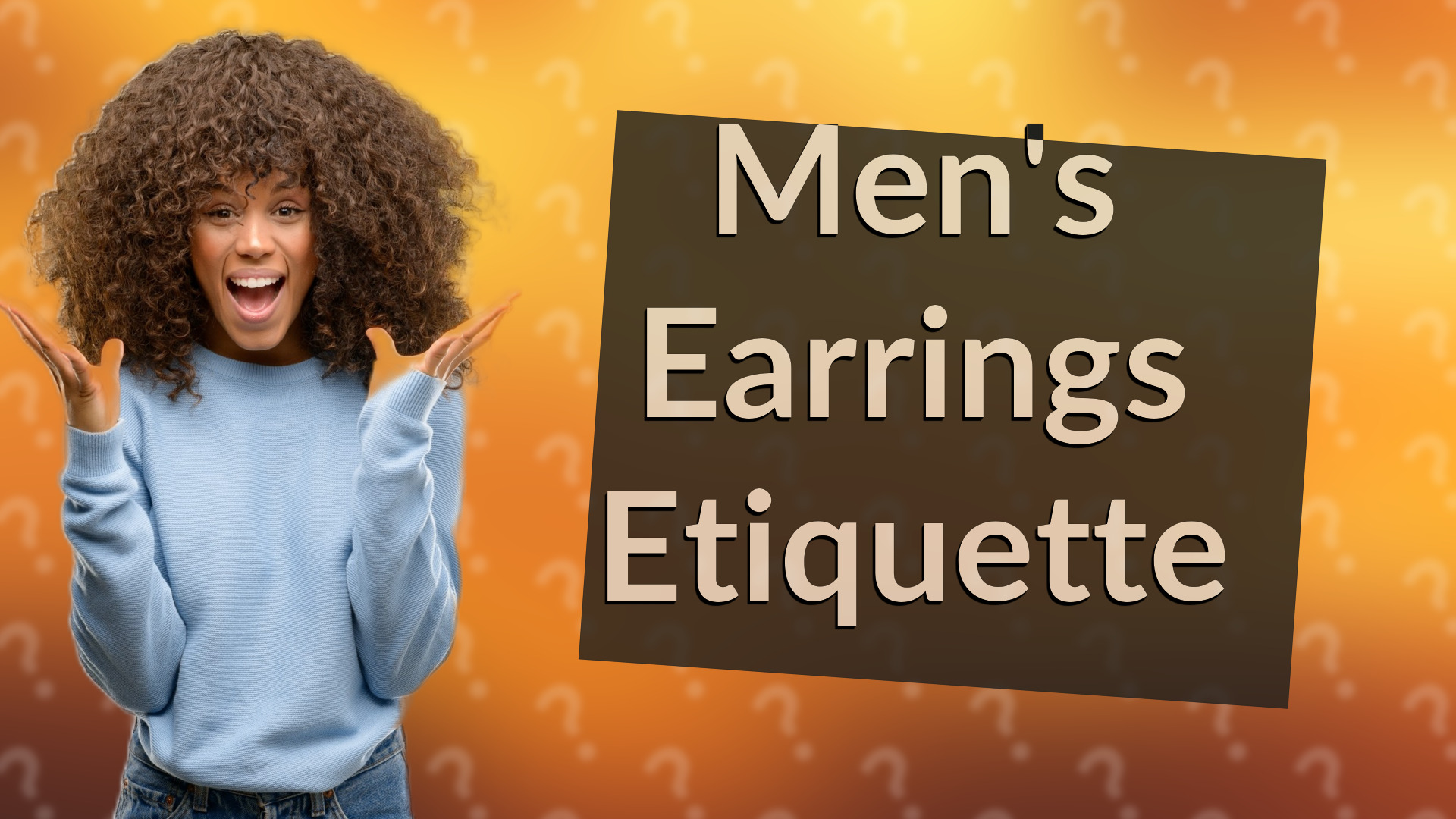 Men's Earrings Etiquette