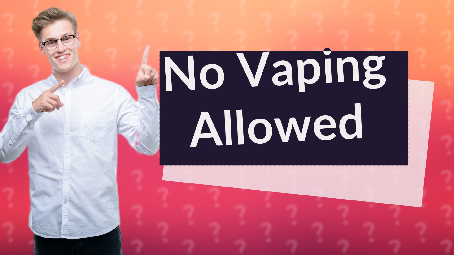No Vaping Allowed