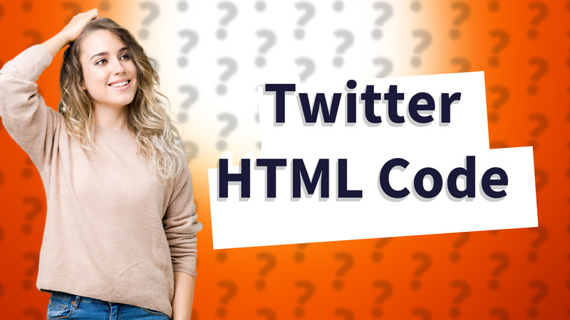 Twitter HTML Code
