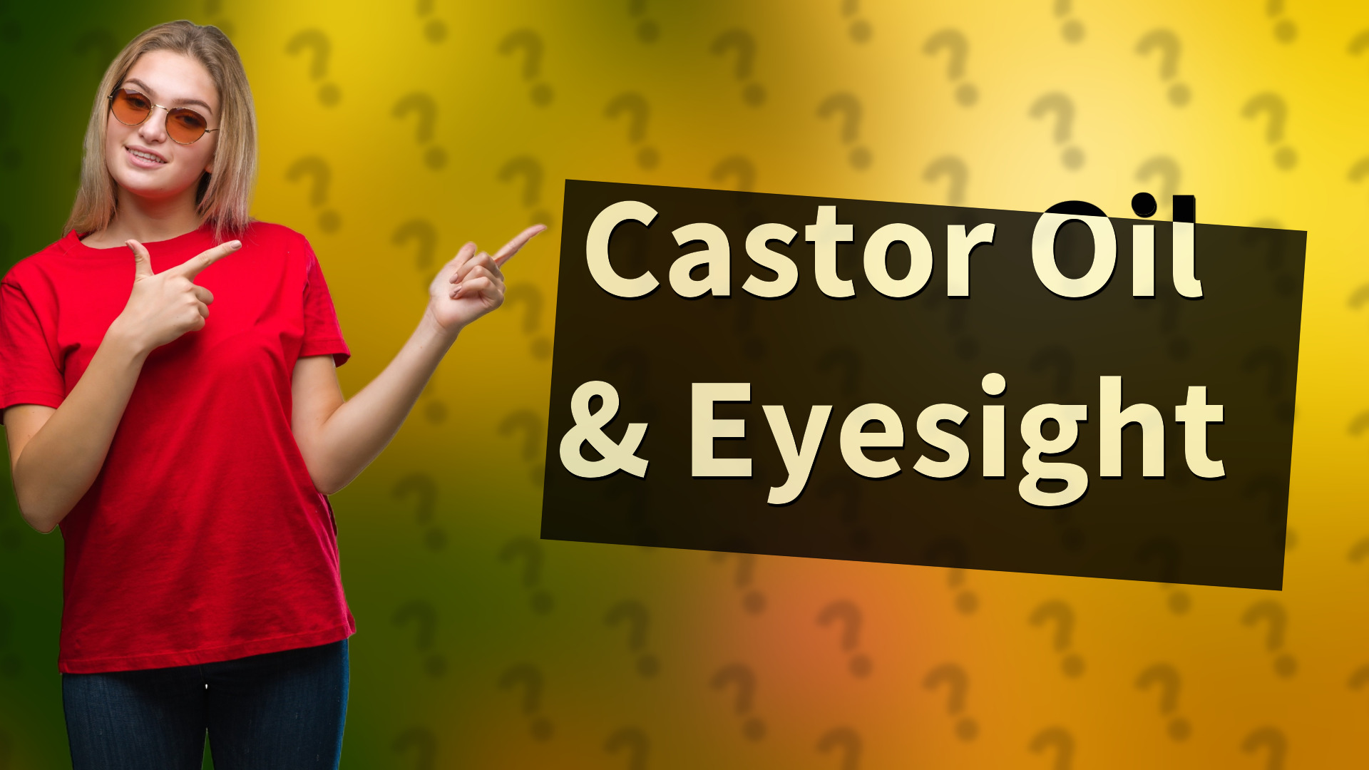 Castor Oil & Eyesight