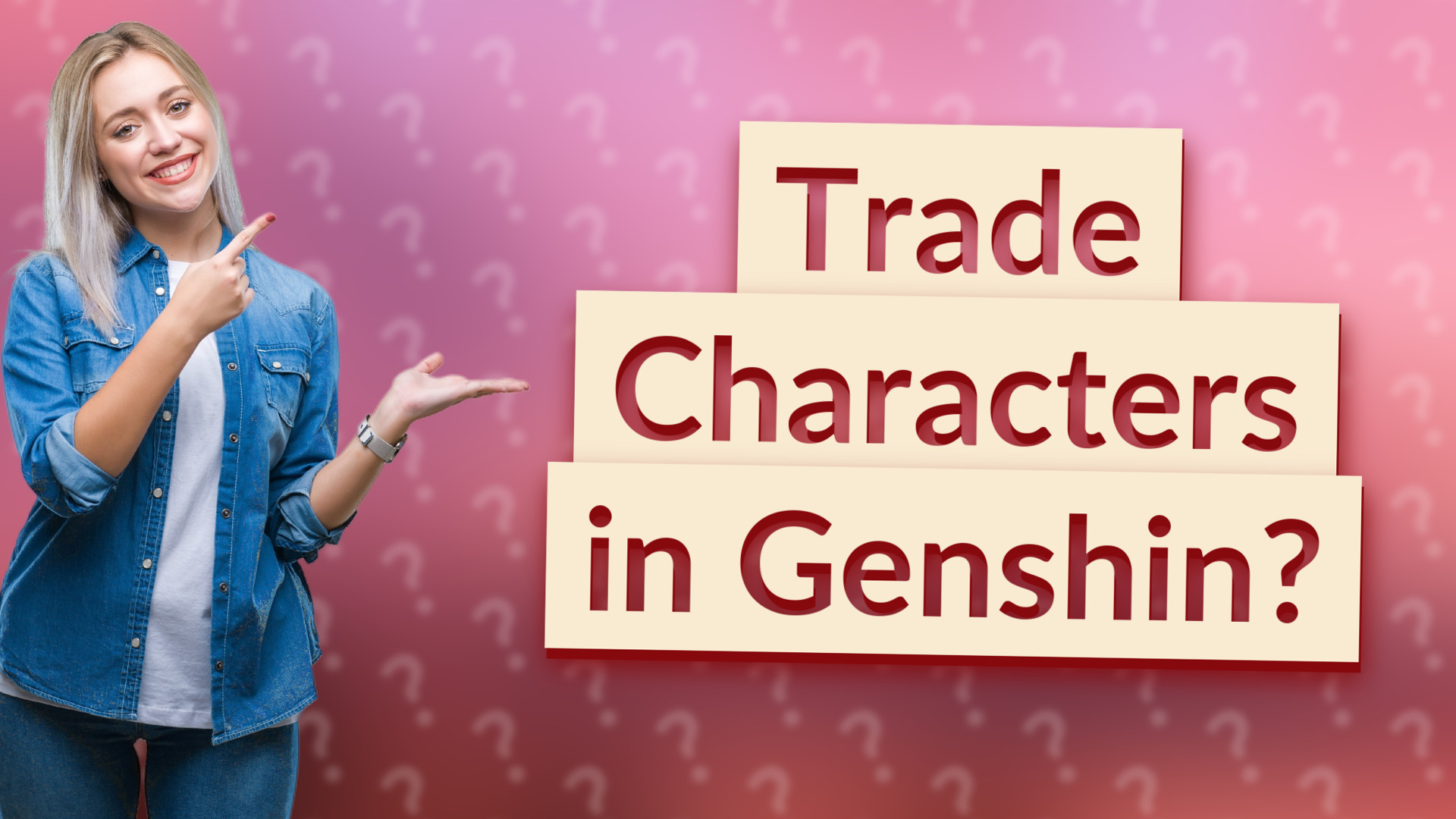 Trade Characters in Genshin?